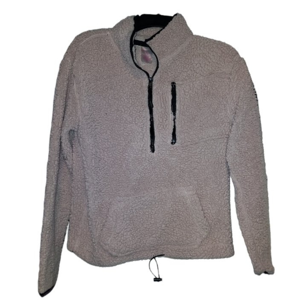 No boundaries Pink fuzzy sweater